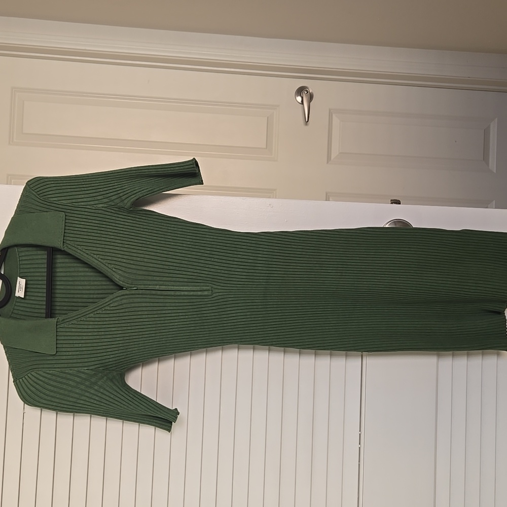 Abercrombie Mini Dress With Quarter Zip